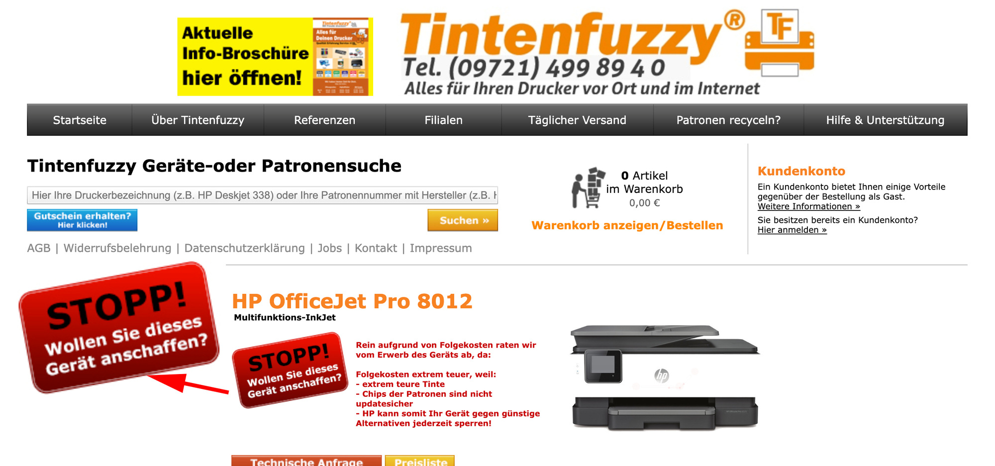 Schon mal den falschen Drucker gekauft?