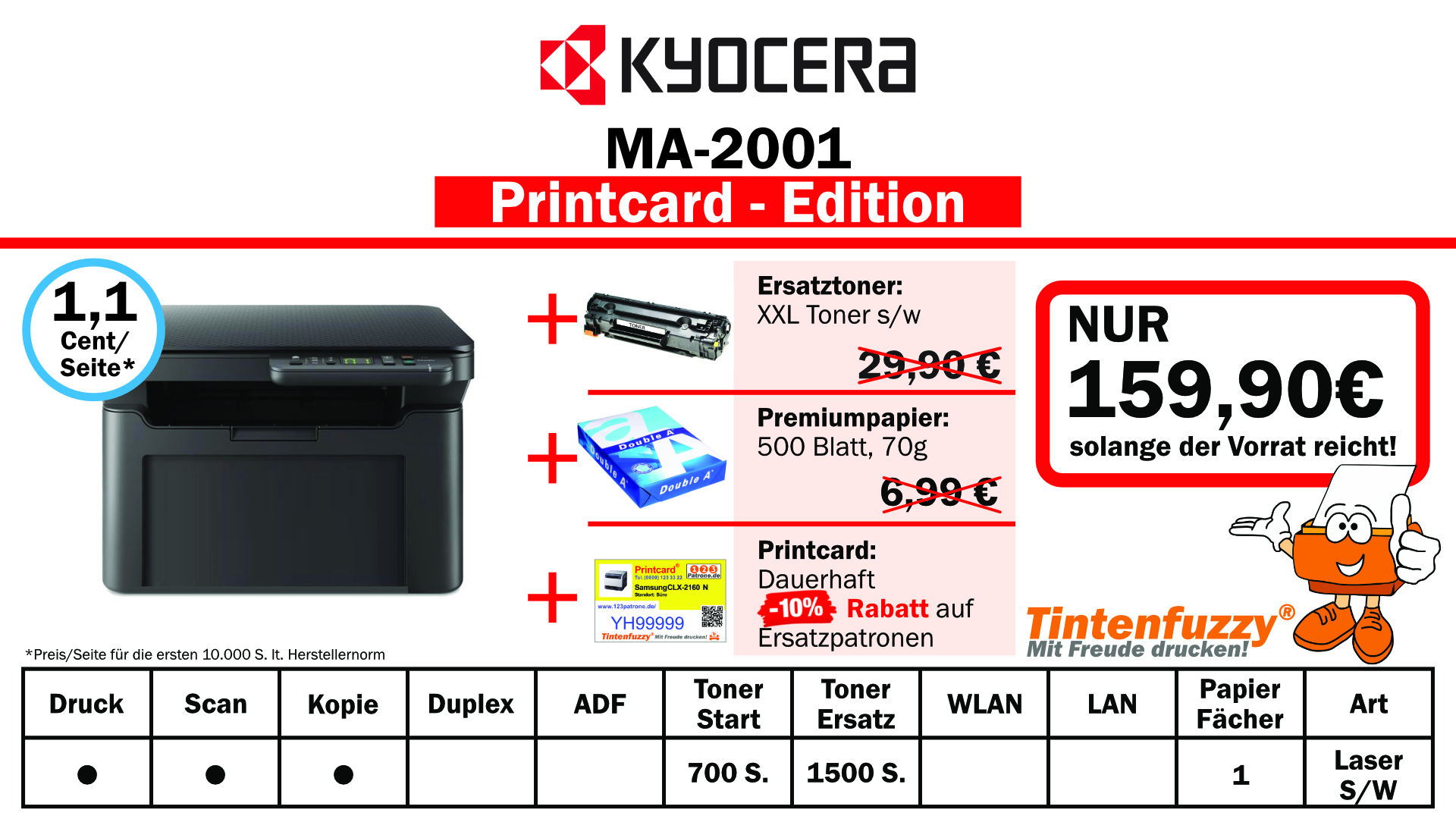 Einfacher Kopierer und Drucker benötigt?