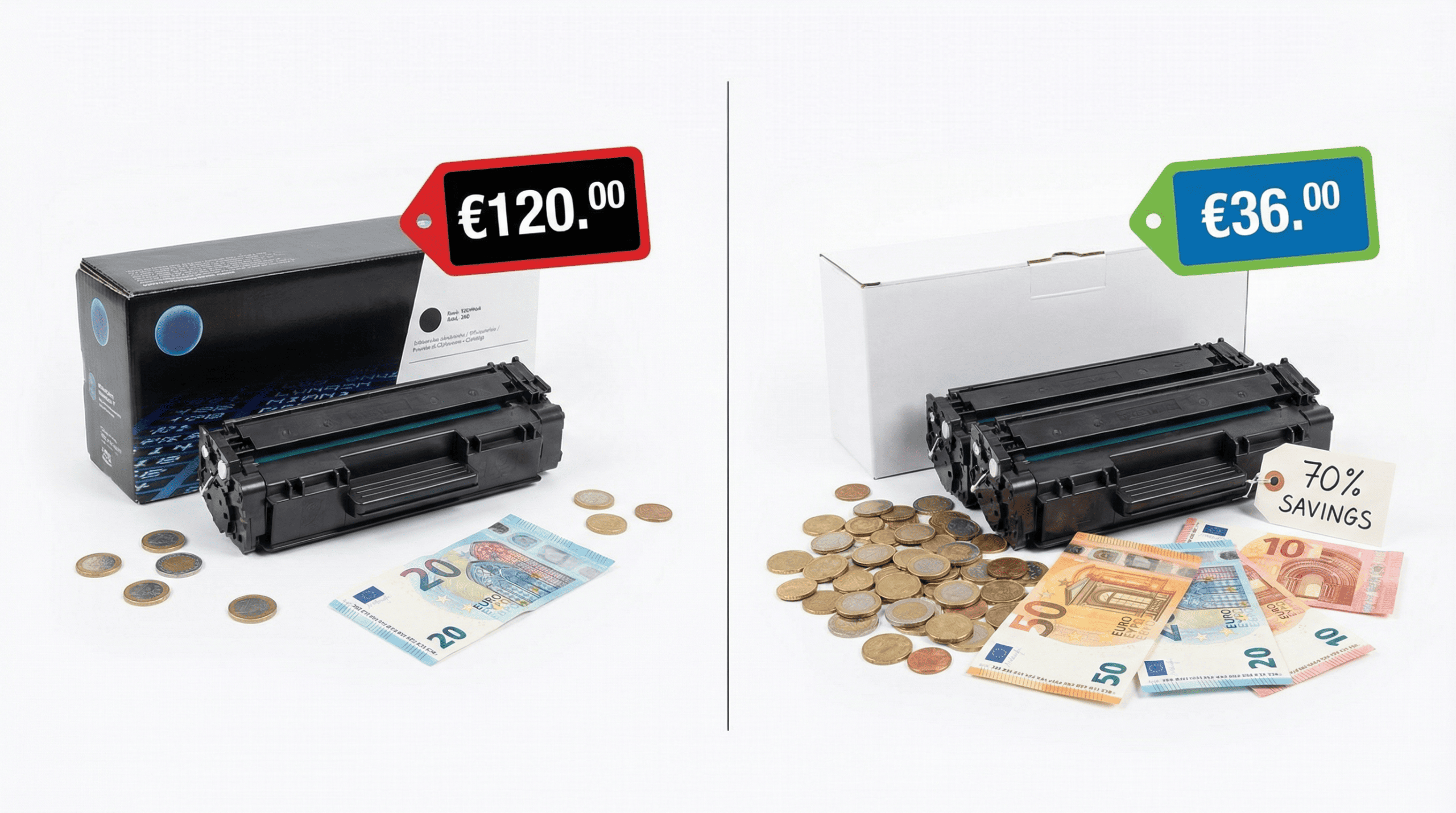 Bis zu 70 % sparen bei Druckerpatronen – so funktioniert es