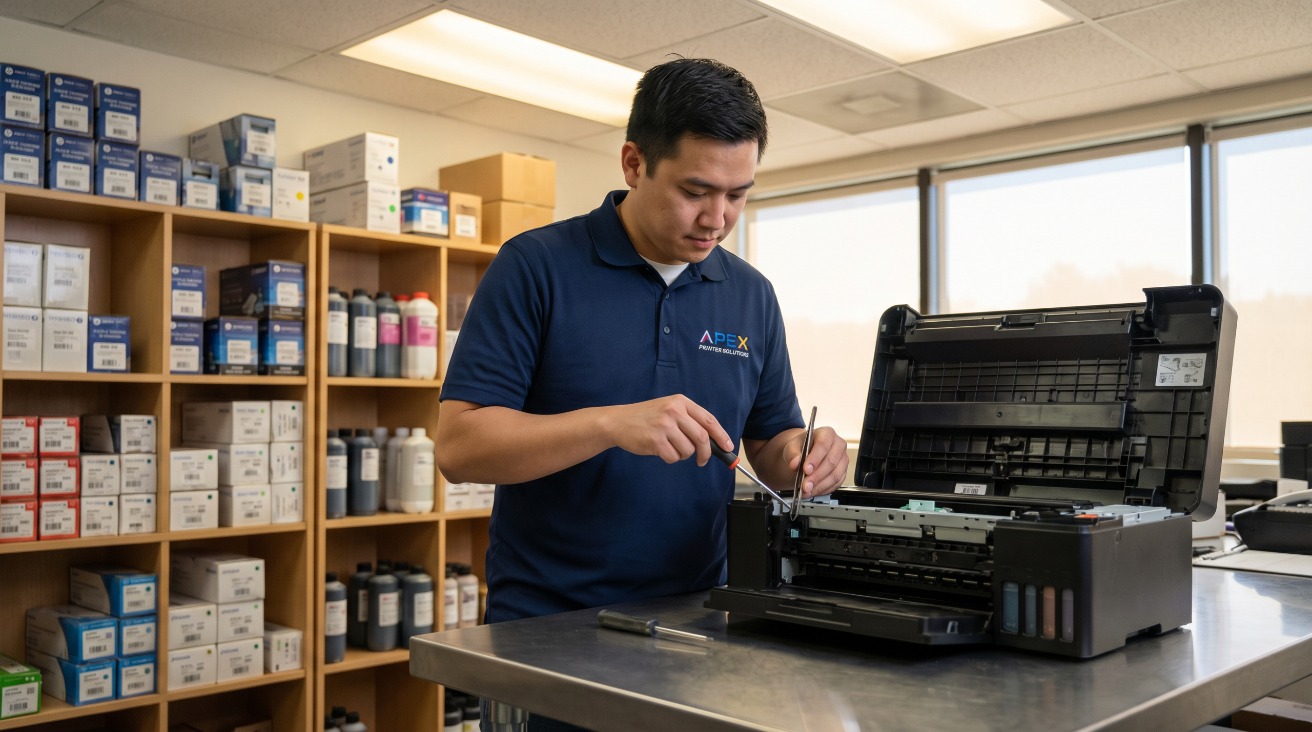 Drucker-Reparatur bei Tintenfuzzy – alle Marken, faire Preise, drei Standorte