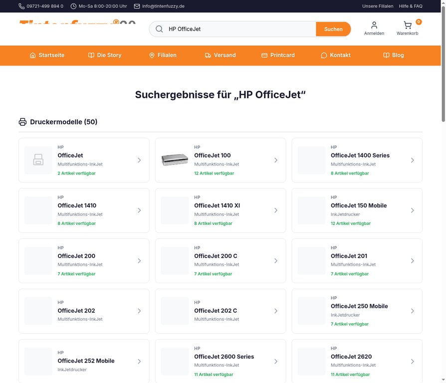 Suchergebnisse für HP OfficeJet im Tintenfuzzy Webshop