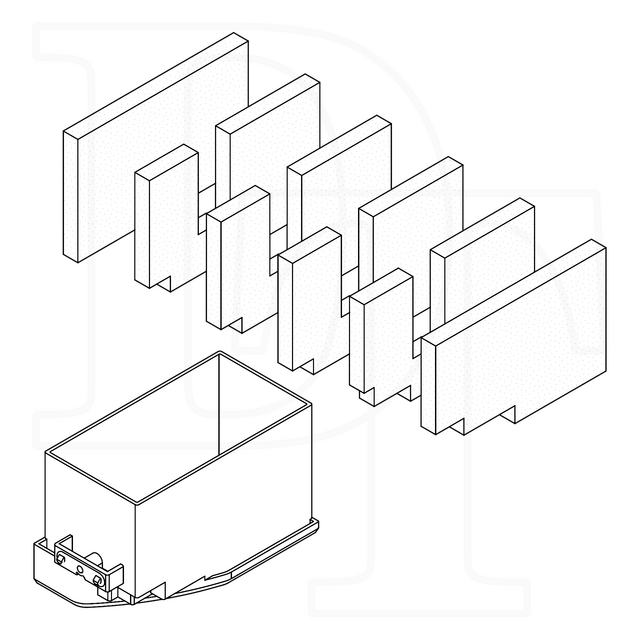 Resttintentank / Tintenkissen - ERSATZTEIL für Meldung *Eines oder mehrere Tintenkissen sind voll* siehe Text