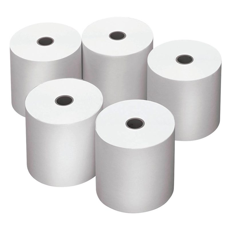 5er Pack Additionsrollen 7,6 cm x 65 m - Epson TM-Kassen-Geräte