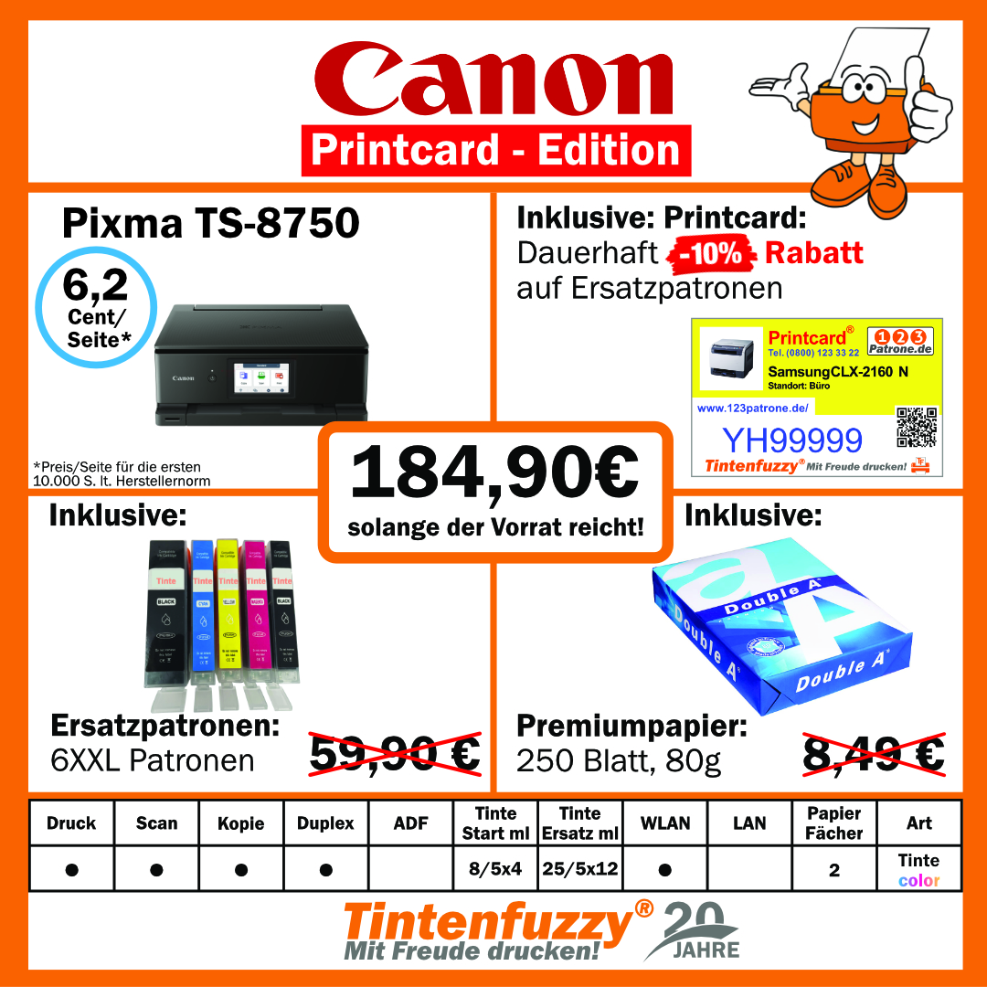Canon Pixma TS-8750a 
